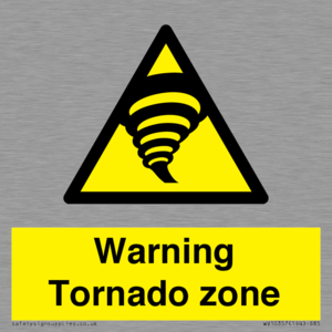 Warning Tornado zone